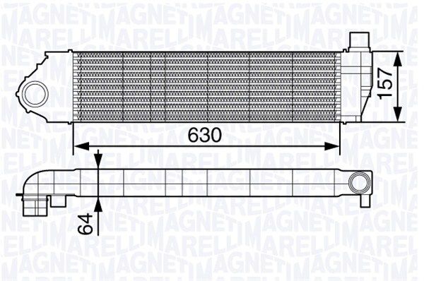 MAGNETI MARELLI Välijäähdytin 351319202820